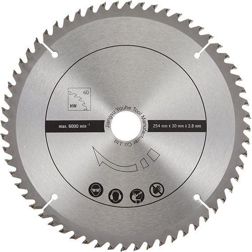 Scheppach - Ensemble de 2 lames carbure ?254x30/25.4x2.8 Z48/60