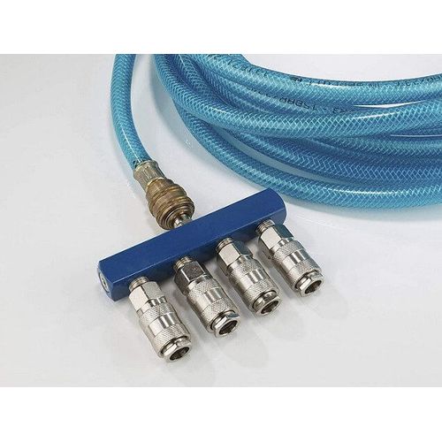 Scheppach - Distributeurs pneumatiques (raccords rapides) 4 voies