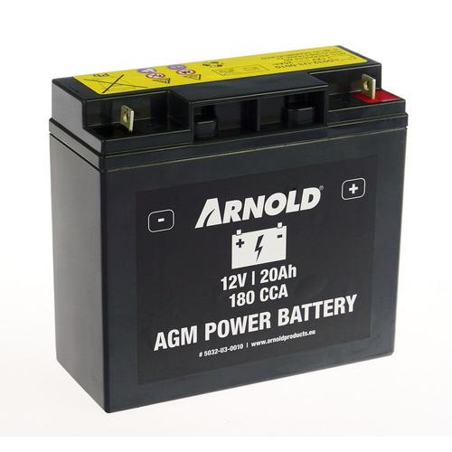 Batterie AZ110/AGM SLA/VRLA 12-20A pour tracteur tondeuse, + terminal droite