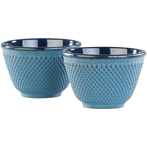 Set De 2 Tasses À Thé Style Arare - Bleu