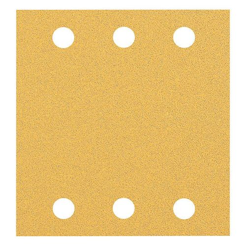 Bosch EXPERT 2608900892 - EXPERT Abrasif C470 Best for Wood and Paint, 115 x 107 mm, grain 80, 6 trous, 10x