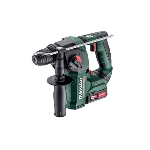 Metabo PowerMaxx BH 12 BL 16 Marteau sans fil, 12V 2x2Ah Li-Ion, Chargeur SC 30, metaBOX 145 - 600207500