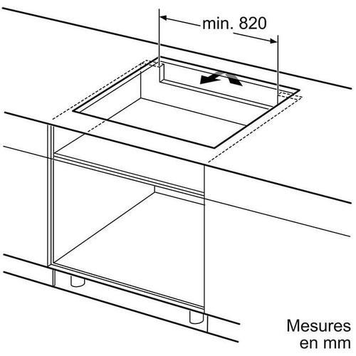 Siemens iQ700 EX975LXC1F - Table de cuisson à induction - 5 plaques de cuisson - Niche - largeur : 88 cm - profondeur : 49 cm - noir - avec garnitures en acier inoxydable, - avec bord à facettes