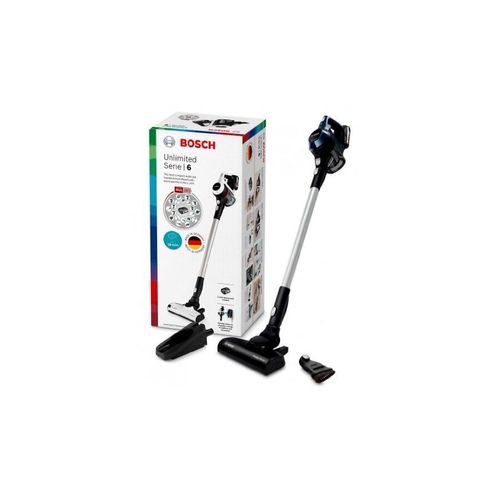 Aspirateur balai/à main (2-en-1) sans sac Bosch Unlimited Serie | 6 BBS611PCK - sans fil - bleu nuit