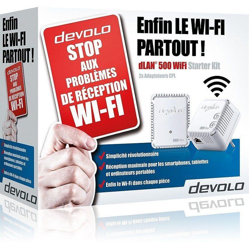 Devolo dLAN 550 WiFi CPL 500 Mbit/s Ethernet/LAN Blanc 1 pièce(s)