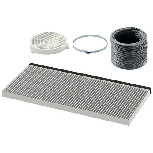 bosch - kit de recyclage cleanair pour hotte décorative - dwz2it1i4