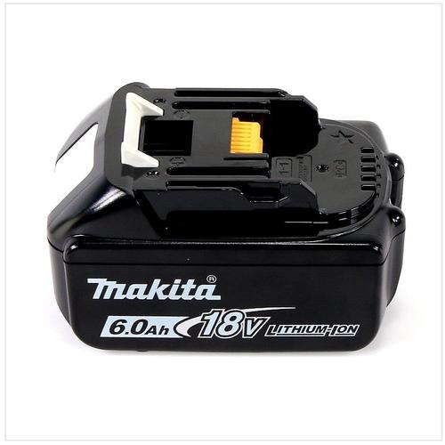 Makita Kit Power Set avec 2x Batteries BL 1860 B 6,0 Ah 18 V + Chargeur rapide DC 18 RC