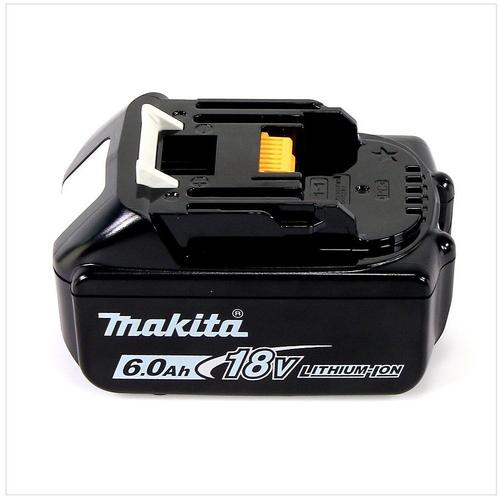 Makita Kit Power Set avec 1x Batteries BL 1860 B 6,0 Ah 18 V + Chargeur rapide DC 18 RC