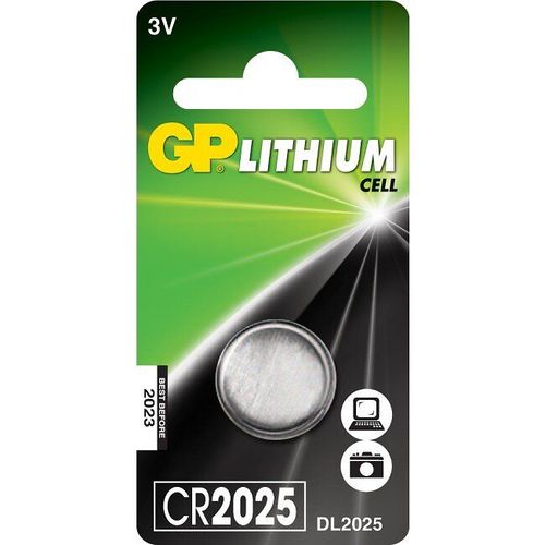 GP Lithium Coin - Batterie CR2025 - Li