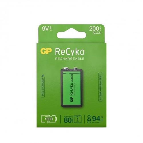 Gp Recyko 9v 200mah - Pack D'1 Accu Rechargeable Nimh