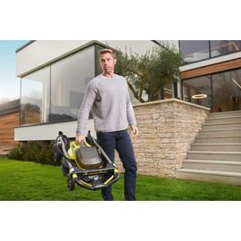 Tondeuse RYOBI 18V One+ Brushless - coupe 40 cm - 2 Batteries 4.0Ah - 1 Chargeur - RY18LMX40A-240
