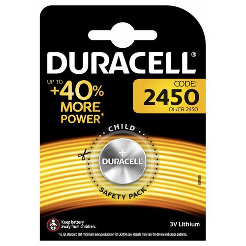 Duracell Electronics 2450 - Batterie CR2430 - Li - 620 mAh