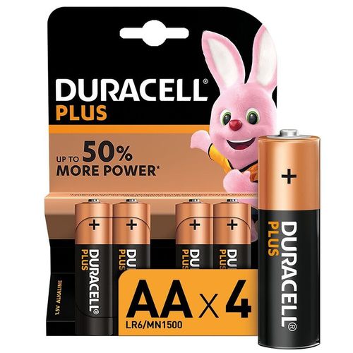 Duracell Plus Power MN1500 - Batterie 4 x type AA - Alcaline