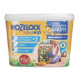 Tuyau d'arrosage avec raccord HOZELOCK Superhoze L.40 m