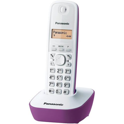 Panasonic KX-TG1611FRF - Téléphone sans fil avec ID d'appelant - DECT\GAP - violet