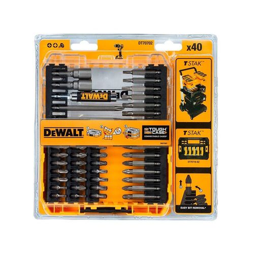 Coffret 40 pièces Flextorq - Podzidriv - Phillips - Torx - porte-embout DEWALT