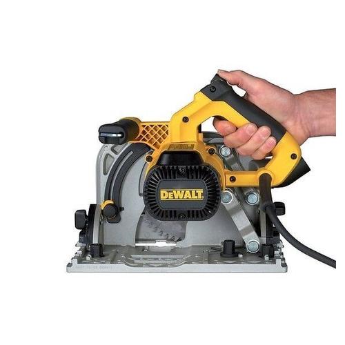 DeWALT DWS520KT Scie circulaire plongeante 1.300 W - Ø 165 mm coffret rail guide