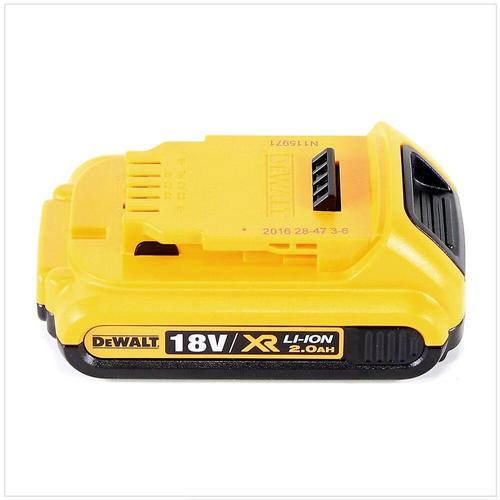 Pack de batteries DEWALT 18V 2.0Ah Li-Ion - 2 batteries + Chargeur - DCB115D2