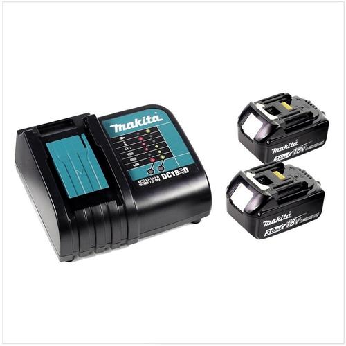 Makita DTD 152 RFJ 18V Li-ion Visseuse à chocs sans fil avec boîtier Makpac + 2x Batteries BL1830 3,0 Ah + Chargeur DC18RC