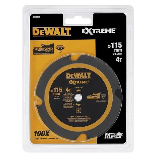 DeWALT Lame de scie circulaire PCD 115/9,5mm - DT20421-QZ