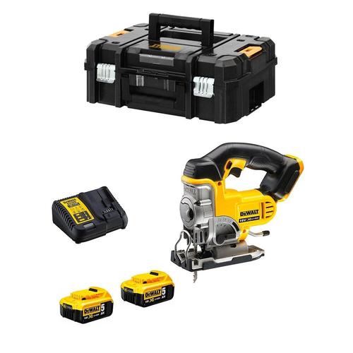 Scie Sauteuse Dewalt Dcs331p2 (2 X 5,0 Ah Dcb115 Tstak Ii)