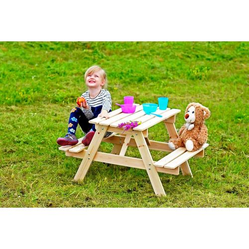 Timbela M012 Table Enfant Pour Pique-Nique - 81x60xh50 Cm- Pour L'extérieur Ou À L'intérieur