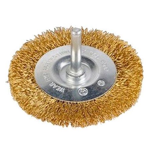 Brosse metal laiton plate 75mm SC