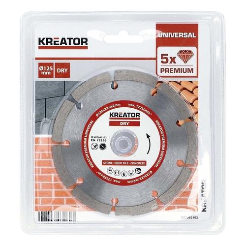 Disque diamant béton, pierre - Alésage 22,2 mm 1 disque 125 mm 2,0 mm