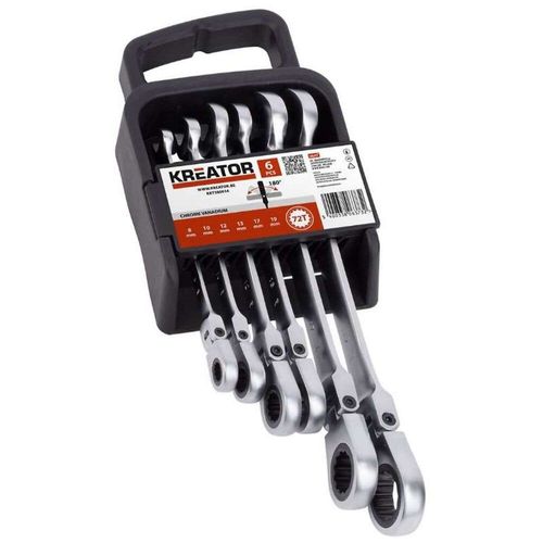 Flex Cles Mixte A Cliquet 6Pcs