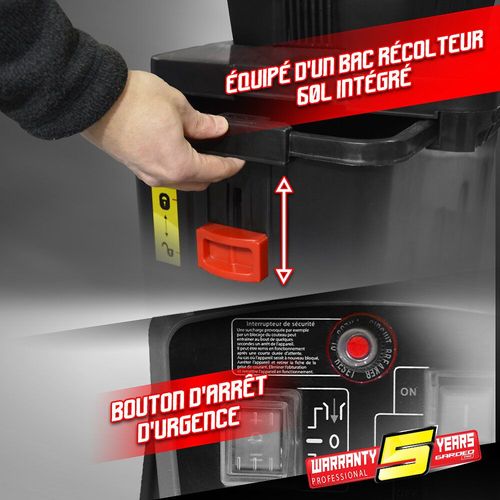 Gardeo gbv2844sw broyeur de végétaux 44mm 2800 w