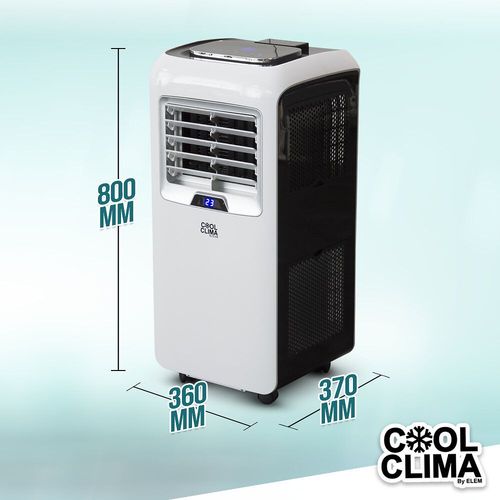 Climatiseur mobile 12000BTU - 3.5KW avec télécommande - Cool Clima