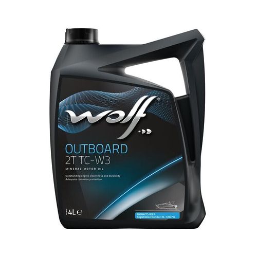 Wolf - Huile Moteur 2 Temps Outboard Tc-W3 - 4l - 8316029