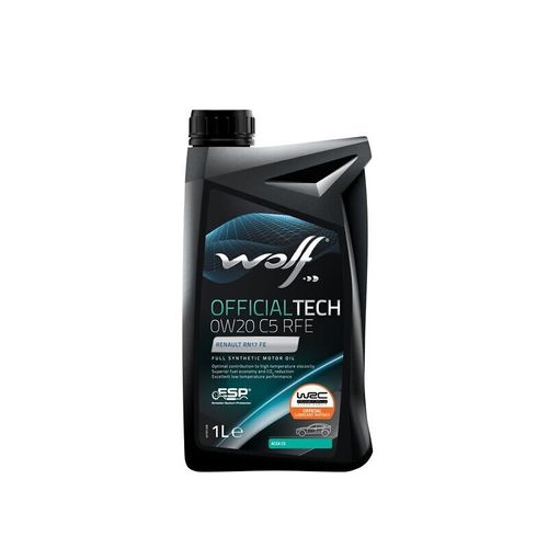 Wolf - Huile Moteur Official Tech 0w20 C5 Rfe - 1l - 1042488