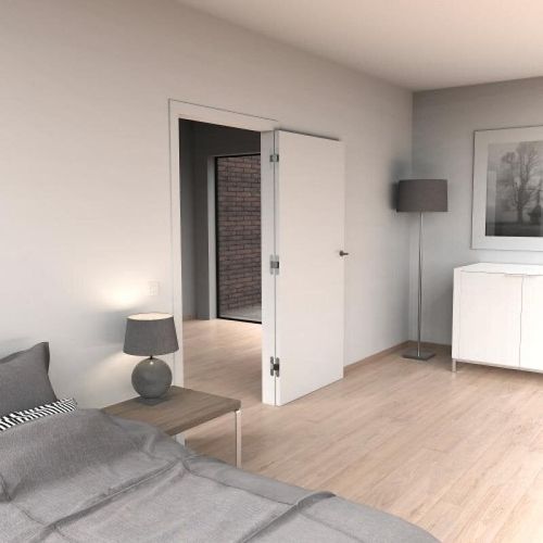 Paumelle invisible pour porte - cadre en saillie - EXO XC-10 ARGENTA