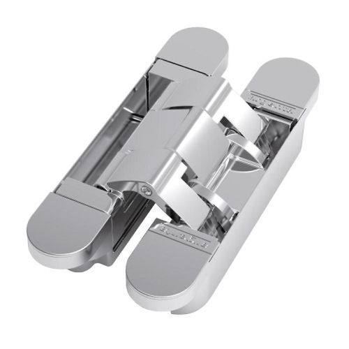 Paumelle invisible - menuiserie bois - H120mm - Blanc mat ARGENTA