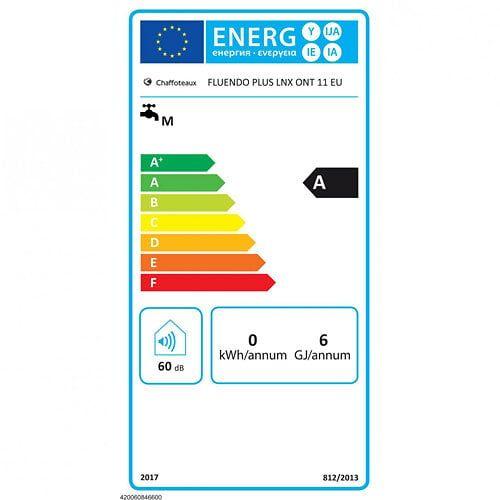 Chaffoteaux-Chauffe-Eau Gaz Instantané Fluendo Plus Ont B 11 Ng Eu Classe Énergétique Ecs A Réf. 3632221