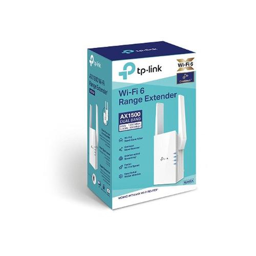 TP-Link RE505X - Extension de portée Wifi - 1GbE - Wi-Fi 6 - 2.4 GHz, 5 GHz