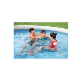 Piscine hors sol Fast Set ronde effet rotin 366 x 76 cm