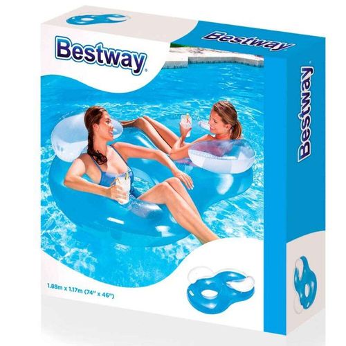 Jouets D Été Sport Bte/Double Bouee Vis A Vis 1.88x1.1