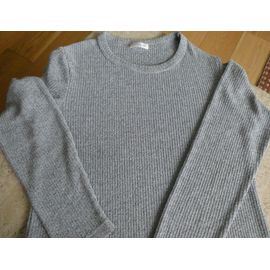 Pull Taille 38 Gris Moulant