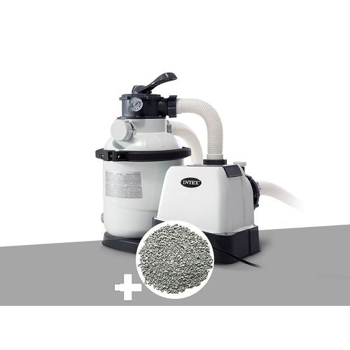 Groupe de filtration à sable SX1500 4 m³/h + 10 kg de zéolite - Intex