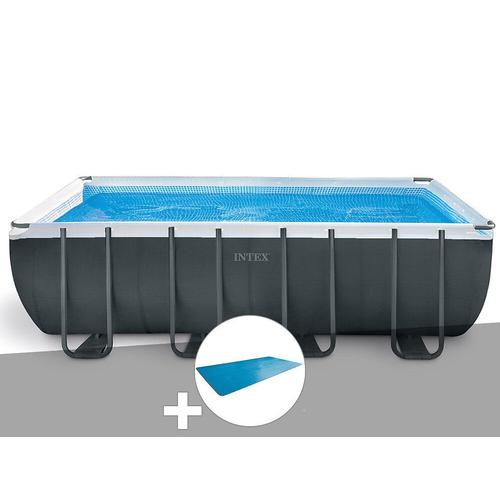 Kit piscine tubulaire Intex Ultra XTR Frame rectangulaire 5,49 x 2,74 x 1,32 m + Bâche à bulles