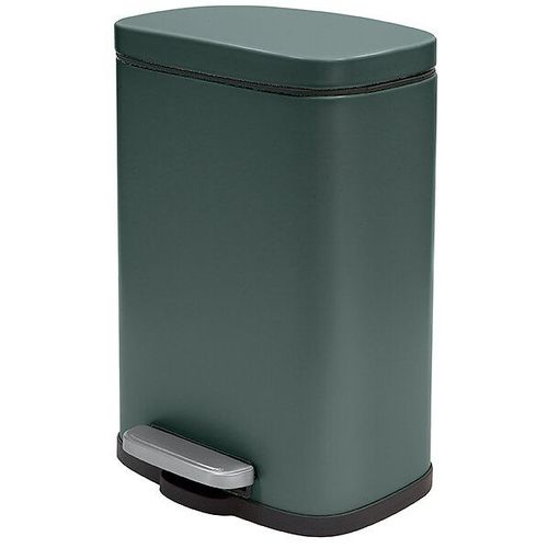 Poubelle ? P?dale Acier Akira 5l Vert Fonc? Mat