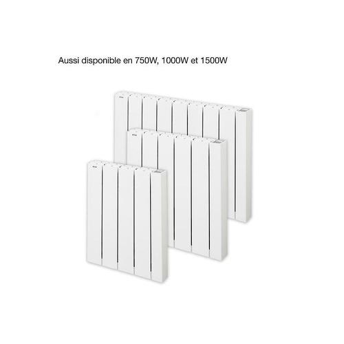 Radiateur électrique connecté à inertie fluide 2000 W Alcantara