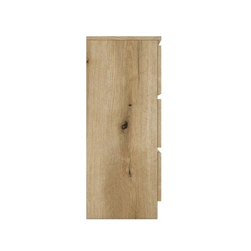Aster - Commode Large Chambre Salon Bureau - 6 Tiroirs - 138x40x77cm - 6 Tiroirs - Style Scandinave - Aspect Bois - Ch?Ne