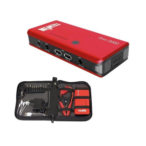 Démarreur Portable Ultra Compact, Power Bank Telwin Drive 13000 12v 829566