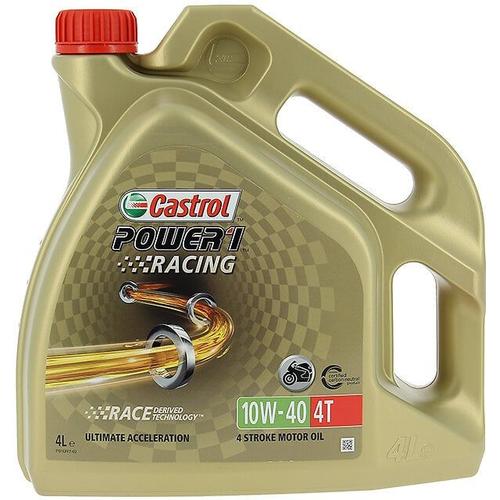 Huile Moteur Castrol Power 1 Racing 4t 10w40 - Bidon De 4 L