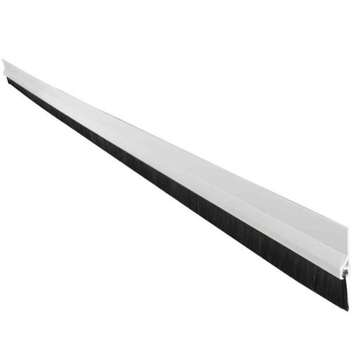 Bas De Porte Pvc Adhesif 1m Avec Brosse Blanc