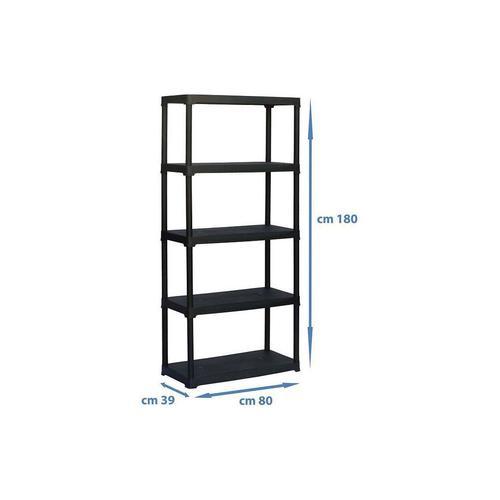 TOOD Etagere 5 tablettes dimensions h180x80x39