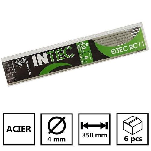 INE Lot de 6 electrodes acier rutile O4 mm pr1025